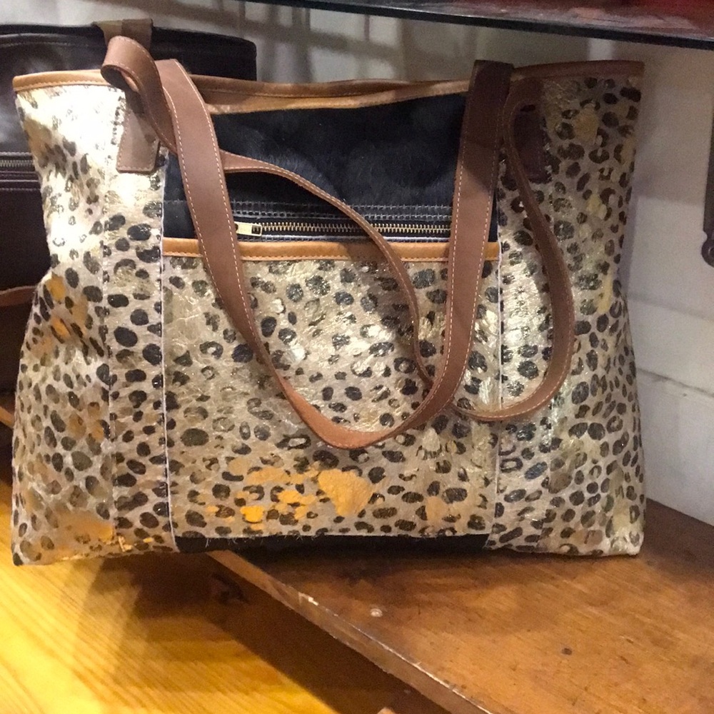 Leather hand made bag